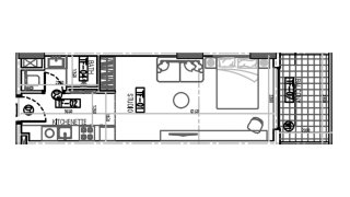 Apartment floor plan in Laya Courtyard No. 11014