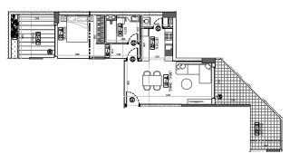 Apartment floor plan, 1 bedroom in Laya Courtyard No. 11016